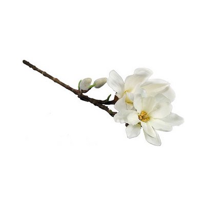Umělá květina magnolie bílá