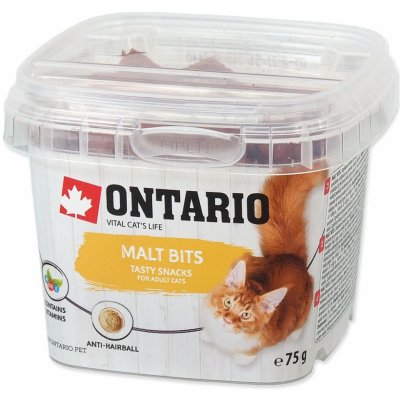 Ontario Snack Cat Malt Bits 75 g – Zboží Mobilmania