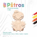 WoodBorn Pštros Dřevěná 3D omalovánka – Hledejceny.cz