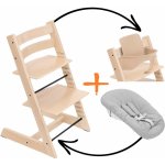 Stokke Tripp Trapp Bundle Natural + Newborn set Grey – Zbozi.Blesk.cz