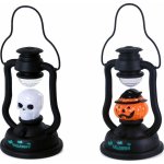 Lampa na halloween se zvukem a světlem oranžová Rappa