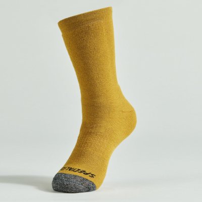 Specialized Zimní ponožky Merino Deep Winter Tall Logo Harvest Gold