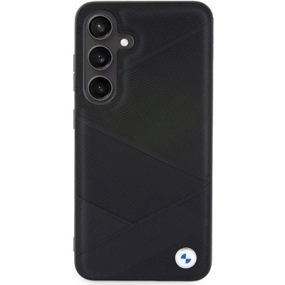 BMW Signature Leather Kovové Logo Samsung Galaxy S24 černé – Zboží Živě