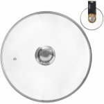 ORION poklice poklice skleněná pr. 26 cm nerez úchyt 122581 – Sleviste.cz