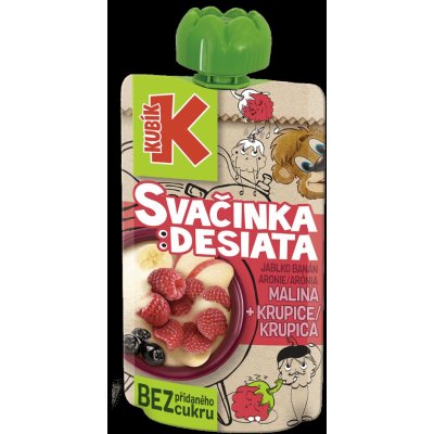 Kubík Svačinka jablko-banán-aronie-malina-krupice 100 g