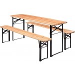 PROGARDEN Pivní set zahradní skládací dřevo 180 cm KO-FD7500900 – Zboží Dáma PROGARDEN Pivní set zahradní skládací dřevo 180 cm KO-FD7500900 – Zboží Dáma