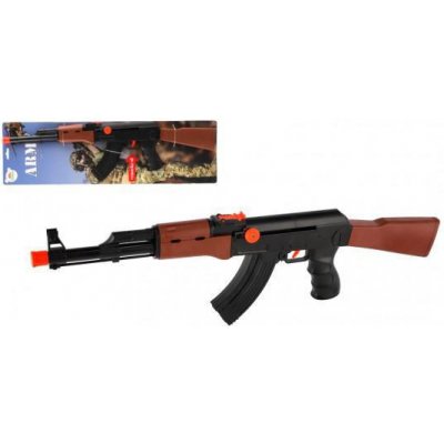 Teddies Pistole samopal Army plast 52 cm na natažen – Zbozi.Blesk.cz