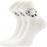 Boma OVEČKANA vlněné teplé ponožky 1 pár Smetanová – Zboží Dáma