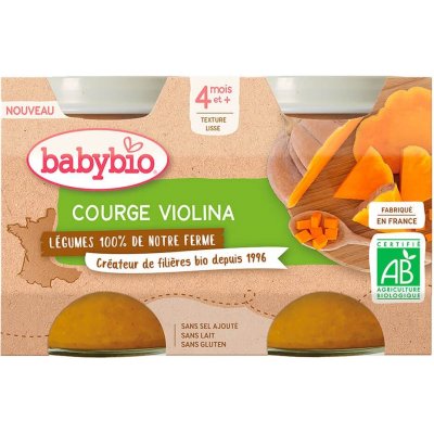 Babybio Dýně Violina 2 x 130 g – Zboží Mobilmania