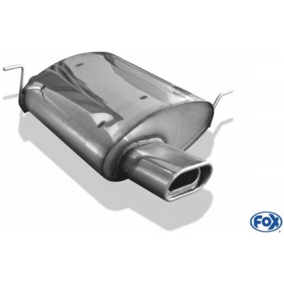 FOX Nerezový koncový tlmič s jedným vyústením 135x80mm (Typ 53) BMW Z3 Roadster - E36 – Zbozi.Blesk.cz