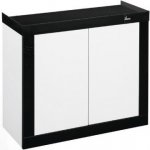 Diversa Fine stolek 100 x 40 x 70 cm bílý / černý – Zboží Dáma