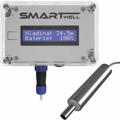 Smart Inventions Hladinoměr SW1 + S2, sada se sondou 75m, rozsah měření 0 - 70m – Hledejceny.cz