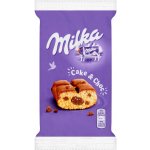 Milka Cake & choc jemné pečivo s kousky mléčné čokolády a čokoládovou náplní 35 g – Sleviste.cz