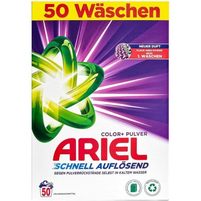 Ariel Color Farbschutz prášek na barevné prádlo 50 PD 3,25 kg – Hledejceny.cz