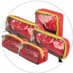 HUM GmbH HUM Sada vnitřních brašen pro batoh AEROCASE PRO1R PL1C vodě odolný materiál modré – Zboží Dáma