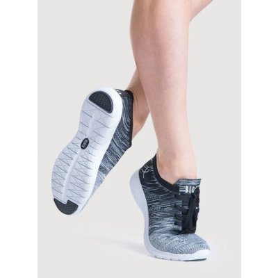 Bloch Lehká taneční sneakers - Omnia S0926L černá/bílá – Zboží Dáma