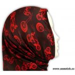 Soonrich motorkářský šátek červený s motorkami seor036 – Sleviste.cz