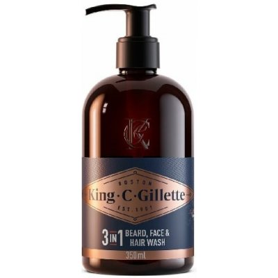 Šampon na vousy a obličej King (Beard & Face Wash) 350 ml – Zbozi.Blesk.cz