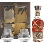 Planteray XO 20th Anniversary 40% 0,7 l (dárkové balení 2 sklenice) – Hledejceny.cz