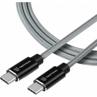 Tactical Fast Rope Aramid USB-C/USB-C 100W 20V/5A 2m Grey 57983104170 – Zboží Mobilmania