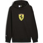 Puma FERRARI RACE BIG SHIELD HOODIE mikina černá – Zboží Dáma