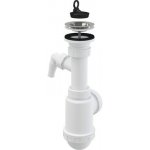 Alcadrain Sifon dřezový s nerezovou mřížkou DN70 a přípojkou A441P-DN50/40 – Zboží Dáma