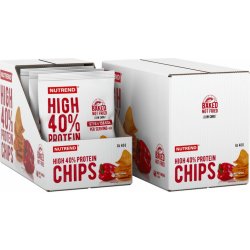 Nutrend High protein chips paprika paprika 6 x 40 g