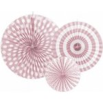 Závěsné rozety světle růžové – Sleviste.cz