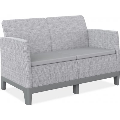 Keter Scandi Forma 2 Seater Ash grey/Storm grey – Zbozi.Blesk.cz