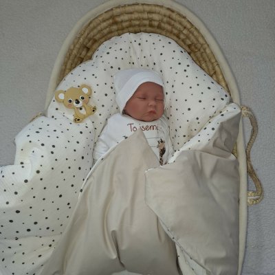 Pro útulný domov Péřová zavinovačka Puntík s béžovou – Zboží Dáma