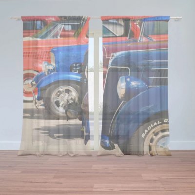Sablio Záclony Veteráni: 2ks 150x250cm – Zboží Mobilmania
