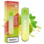 Lio Nano Pro ZERO Lemon Lime 0 mg 800 potáhnutí – Hledejceny.cz