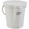 Úklidový kbelík Vikan Bílý plastový kbelík s víkem 6 l 56885