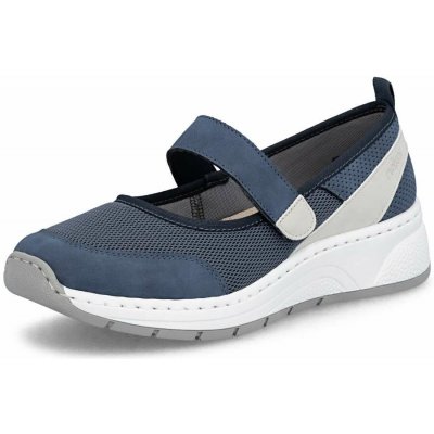 Rieker dámské baleríny N6554-12 modrá – Hledejceny.cz