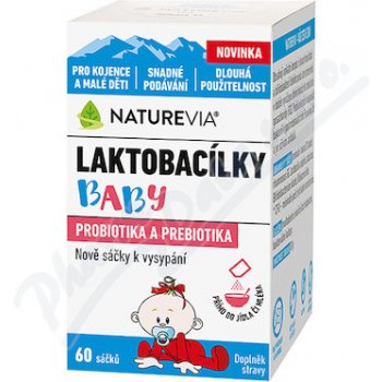 Swiss NatureVia Laktobacily baby 60 sáčků