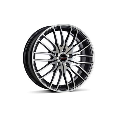 BORBET CW 4 7x17 5x105 ET40 matt black polished – Sleviste.cz