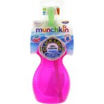 Munchkin Click Lock hrneček s brčkem růžová 296 ml – Sleviste.cz