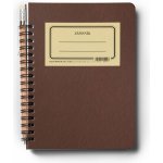 Bobo Retro kroužkový zápisník B6 linkovaný bordo 70 listů – Zboží Živě