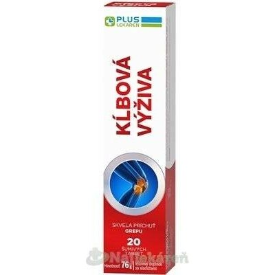 Plus Lékárna Kloubní výživa šumivé tablet s příchutí grepu 20 ks – Hledejceny.cz
