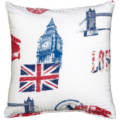 SCANquilt london bílomodročervená 40 x 40 cm – Zboží Mobilmania