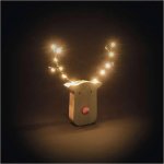 EMOS dřevěný sob, 16 cm, 8LED, vnitřní, teplá bílá, časovač DCWW42 – Hledejceny.cz