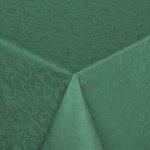 Veba Ubrus GARBO Royal ornament tmavá zelená 140x140 cm – Sleviste.cz