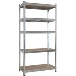 Max Regál 180 x 90 x 40 cm 5 polic pozink – Zboží Dáma