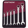 Klíč Sada klíčů ráčnových 8-19mm CLICKRAFT FLEX 6ks - taška PROFI Line