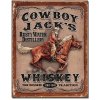 Plechová cedule Cowboy Jacks 40 cm x 32 cm