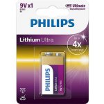 Philips Lithium Ultra 9V 1ks 6FR61LB1A/10 – Zboží Živě