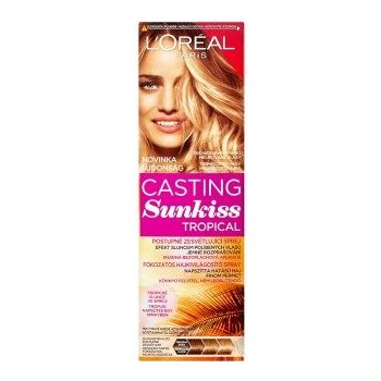 L'Oréal Casting Sunkiss Tropical postupně zesvětlující sprej pro tmavě  hnědé až Blond vlasy 125 ml od 106 Kč - Heureka.cz