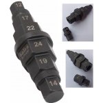 Klíč IMBUS stupňovitý 3/8" na demontáž osy motocyklu, 6hranný, 12-24 mm - SATRA S-7DSG – Zboží Dáma