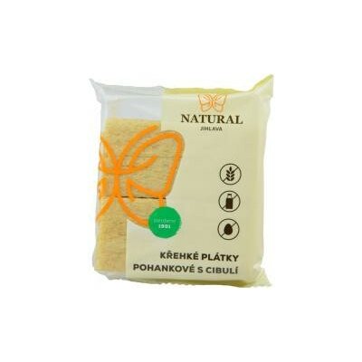 Natural Křehké plátky pohankové s cibulí 75 g – Zbozi.Blesk.cz