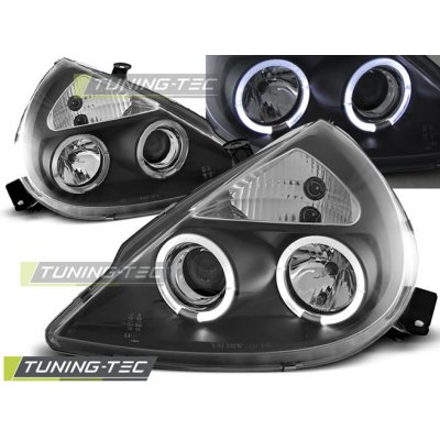 Tuning-Tec Přední čirá světla Ford Ka I (1996 - 2008) - černé - Angel Eyes – Hledejceny.cz